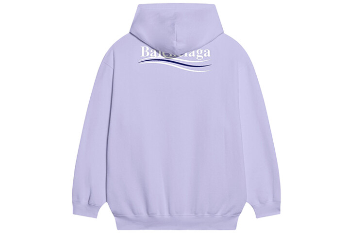 Толстовка мужская фиолетовая Balenciaga, фиолетовый — фото 2