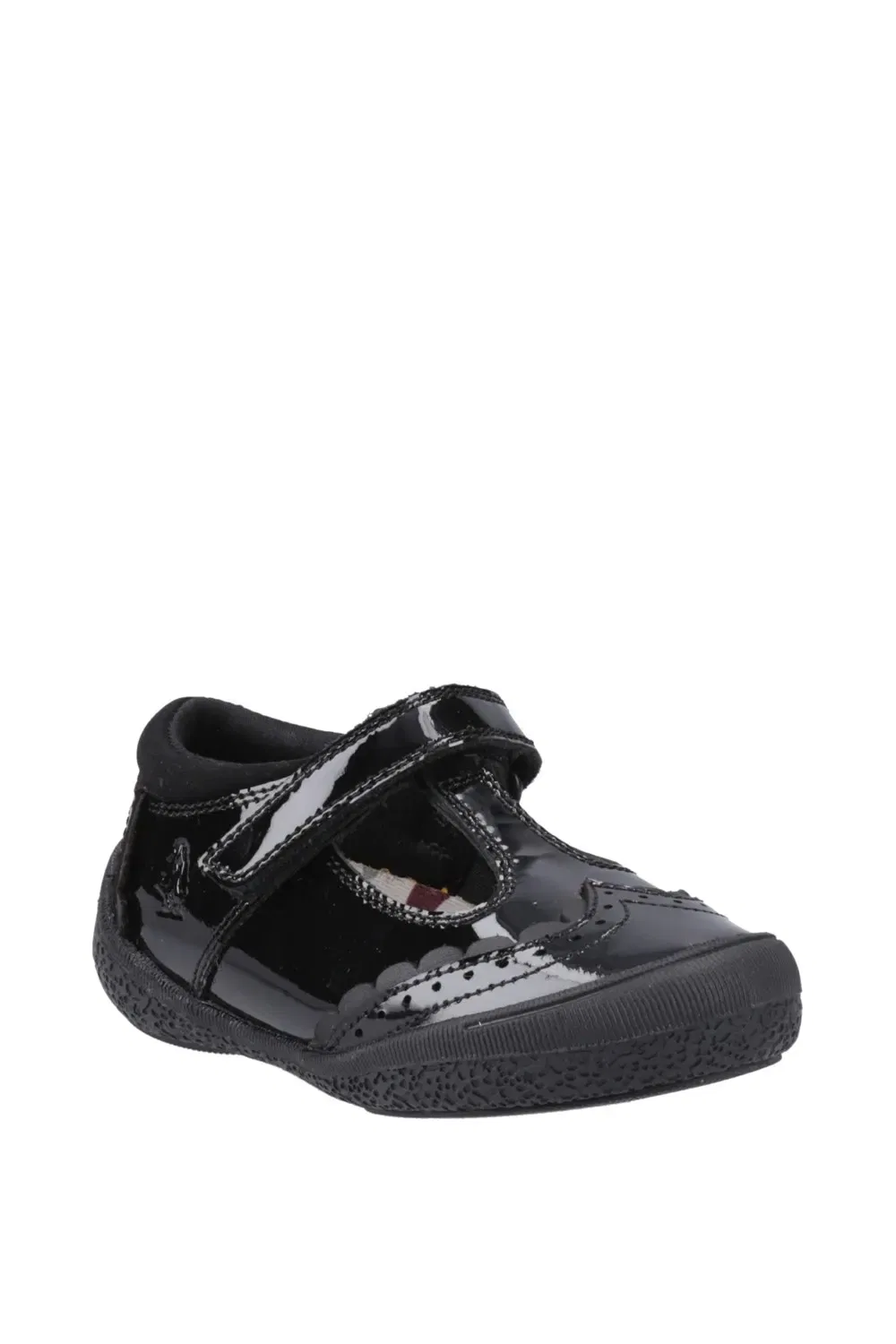 Туфли для девочек с патентованным верхом Hush Puppies, черный