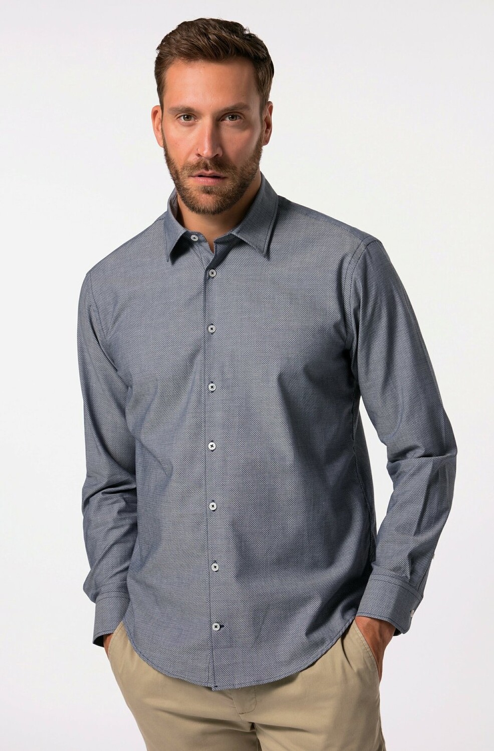 

Рубашка LONG SLEEVE MODERN FIT, UP TO 8 XL JP1880, фиолетовый