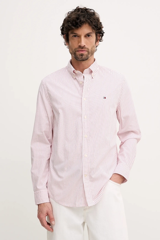 

Хлопковая рубашка Tommy Hilfiger, красный