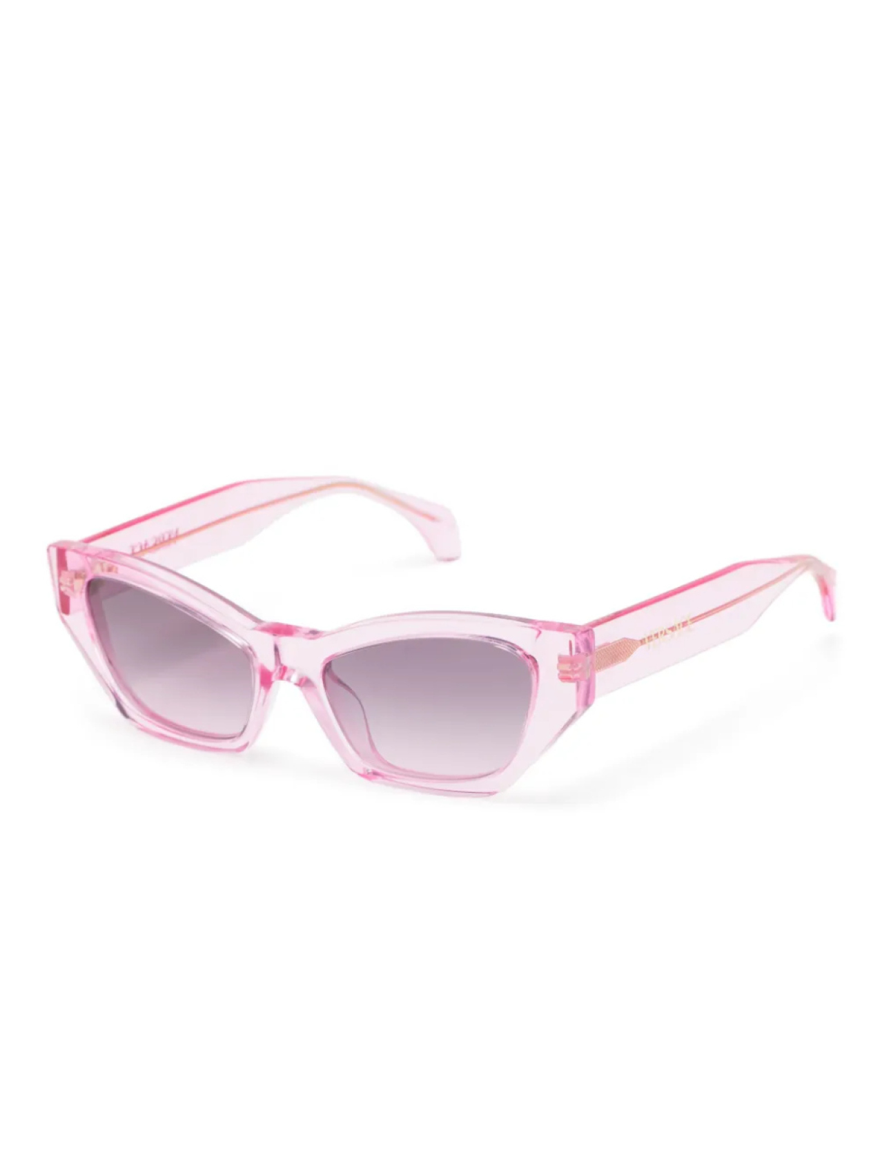 Солнцезащитные очки в оправе 'кошачий глаз' Versace Eyewear, розовый — фото 2