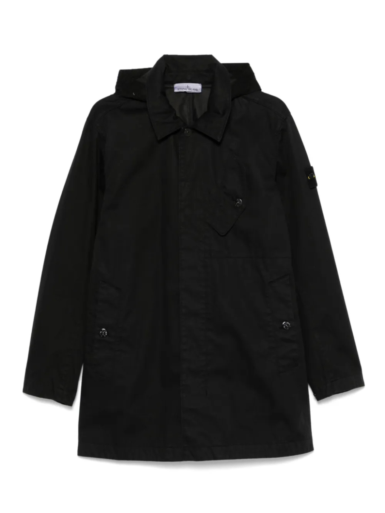 

Куртка с нашивкой Compass Stone Island, черный