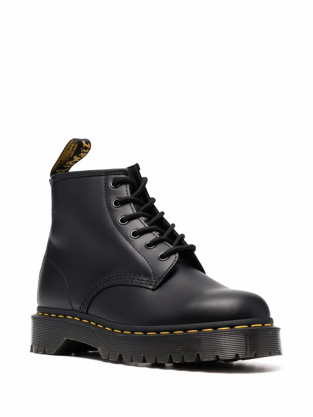Мужские ботинки Dr. Martens 101 Bex из гладкой кожи, черный — фото 2