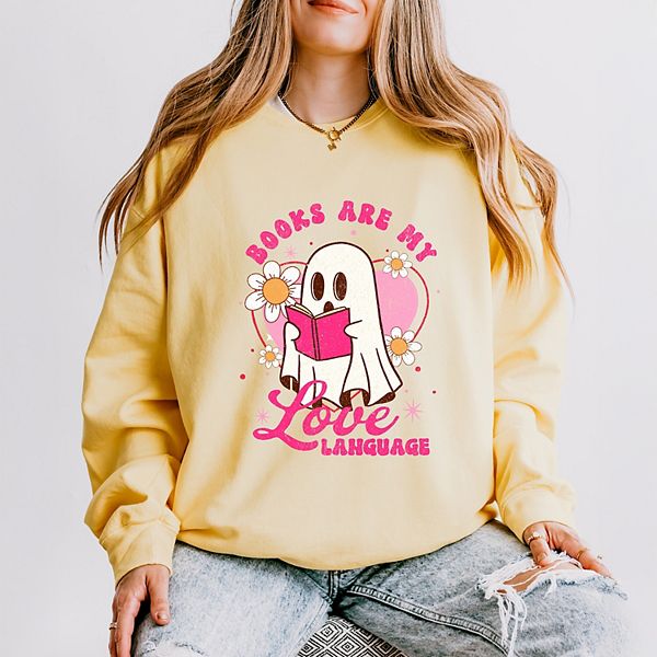 

Куртка Books are my love language ghost Simply Sage Market, Butter