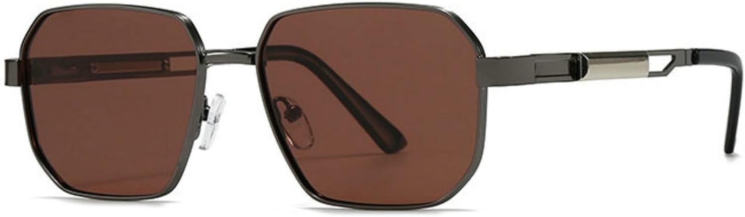 

Солнцезащитные очки Willochra в ретро-стиле с золотистой металлической оправой, поляризованные, квадратной формы, для женщин и мужчин, модные, с узким градиентом, защита от ультрафиолета UV400, C6