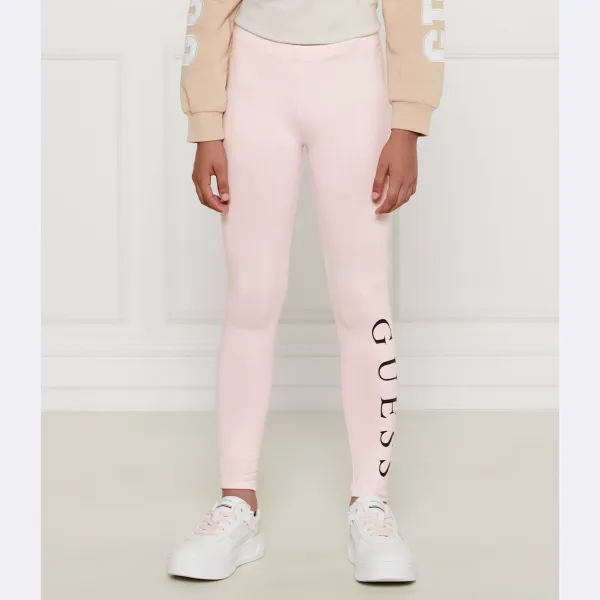 

Леггинсы узкого кроя Guess, розовый