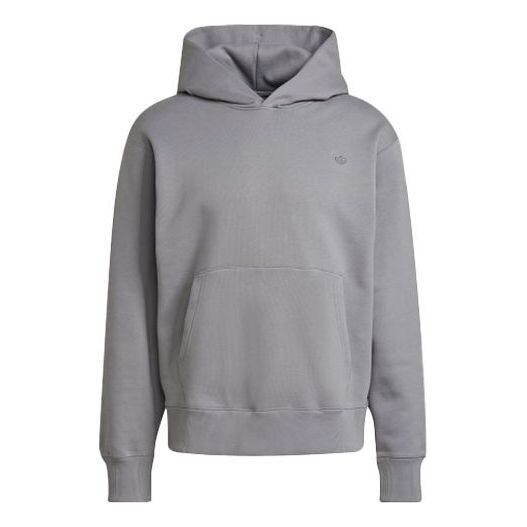 

Толстовка Men's adidas originals C HOODY Solid Color Hooded Long Sleeves Gray, серый