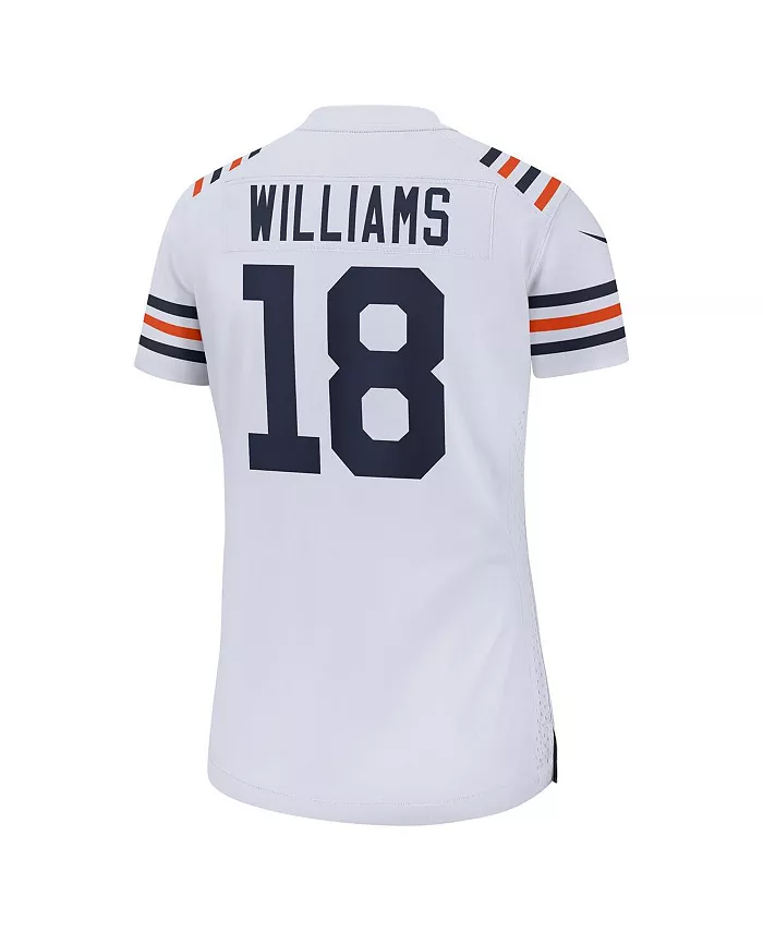 Женская игровая майка игрока команды «Чикаго Беарз» Калеб Уильямс, первый выбор в раунде драфта НФЛ 2024 года Nike, белый — фото 2