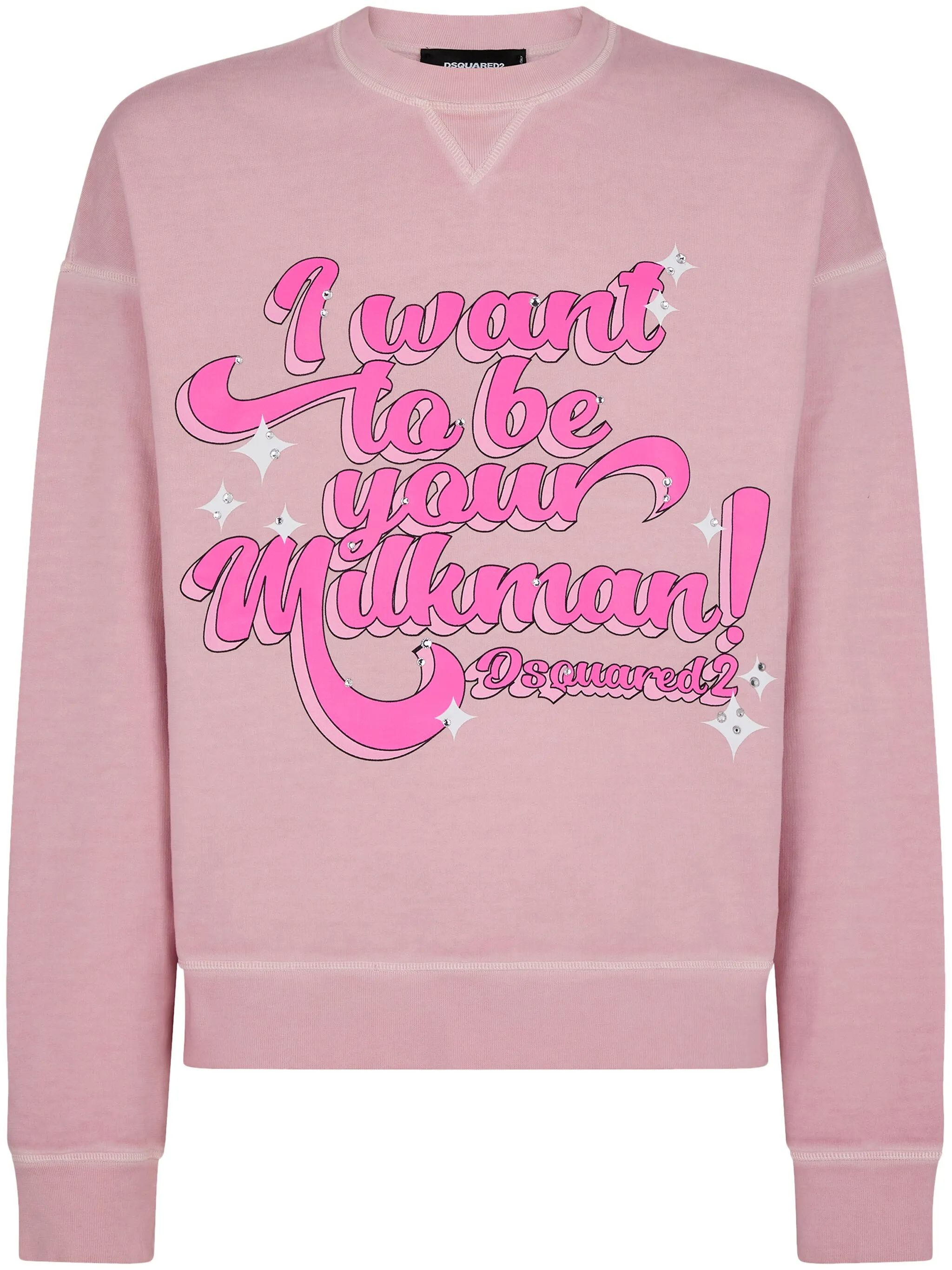 

Толстовка с надписью Dsquared2, розовый