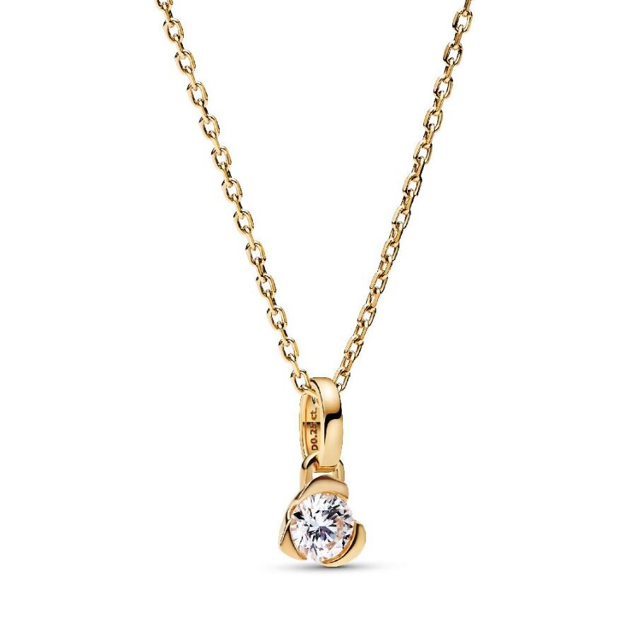 

Ожерелья Pandora Talisman Lab-Grown Diamond Jewelry Gift Set, 14k Gold, 0.25 ct. TW Pandora, золото