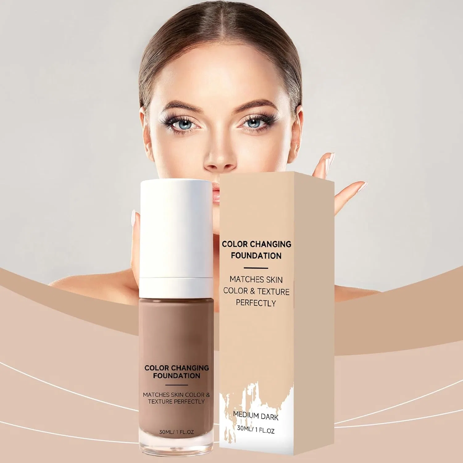 CC-консилер Color Changing Foundation темный оттенок 1 шт — фото 3