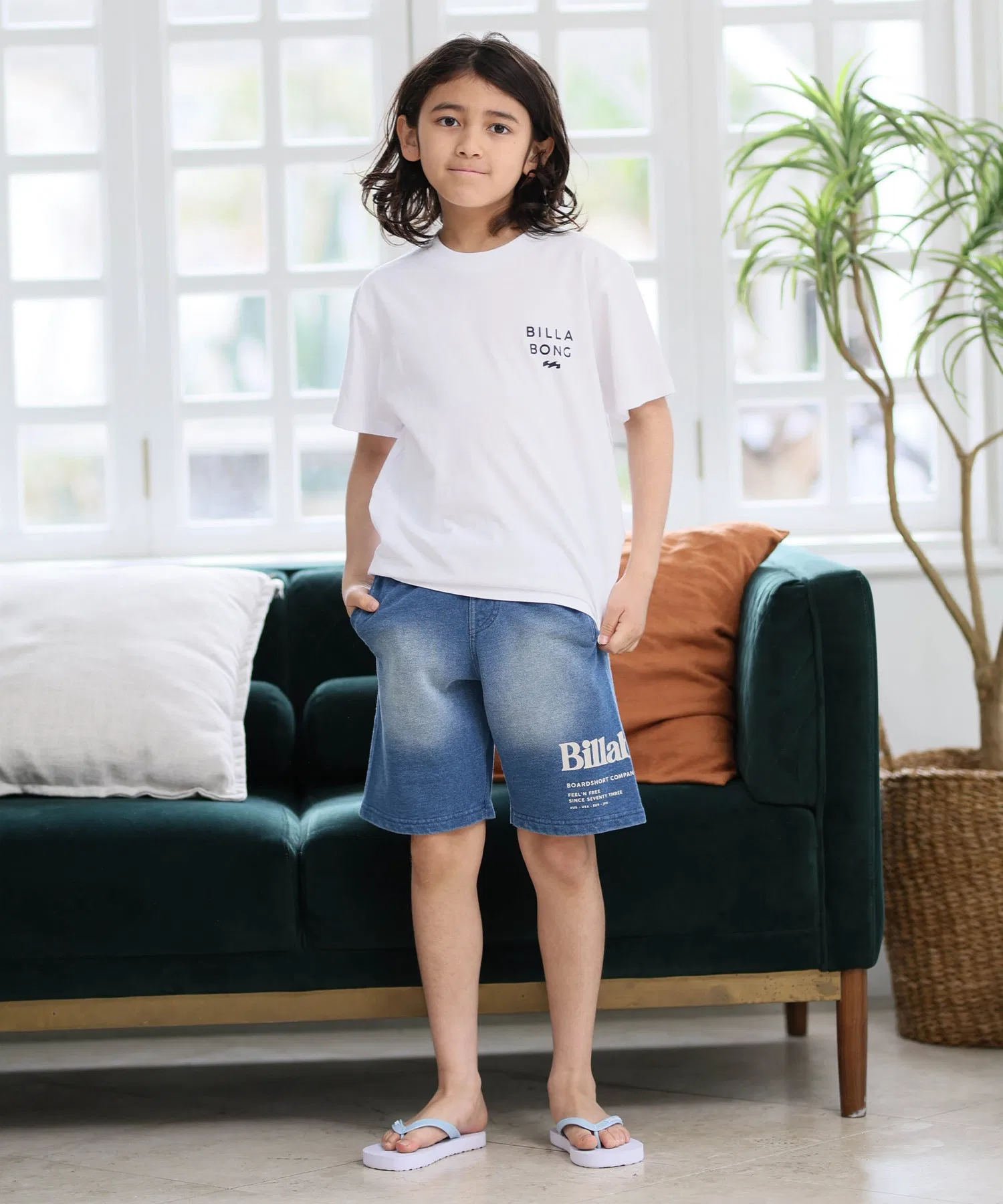 Детская футболка BILLABONG с коротким рукавом и логотипом — фото 4
