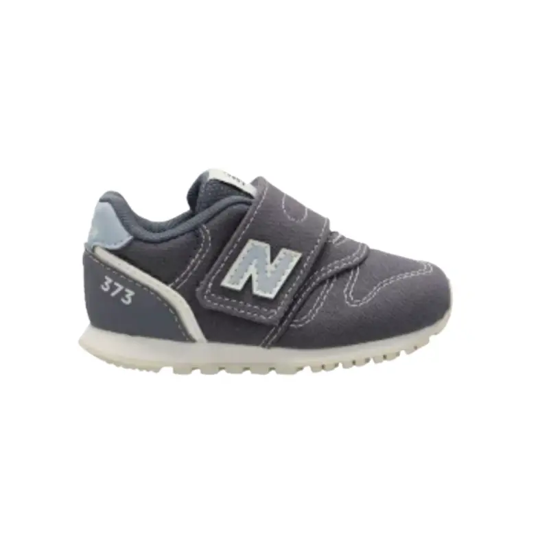 NB 373 Легкие амортизирующие низкие кроссовки для малышей серые New Balance, серо-белые — фото 2