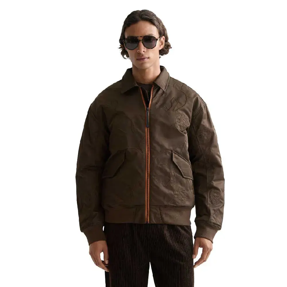 

Куртка Scotch & Soda Aviator bomber, коричневый