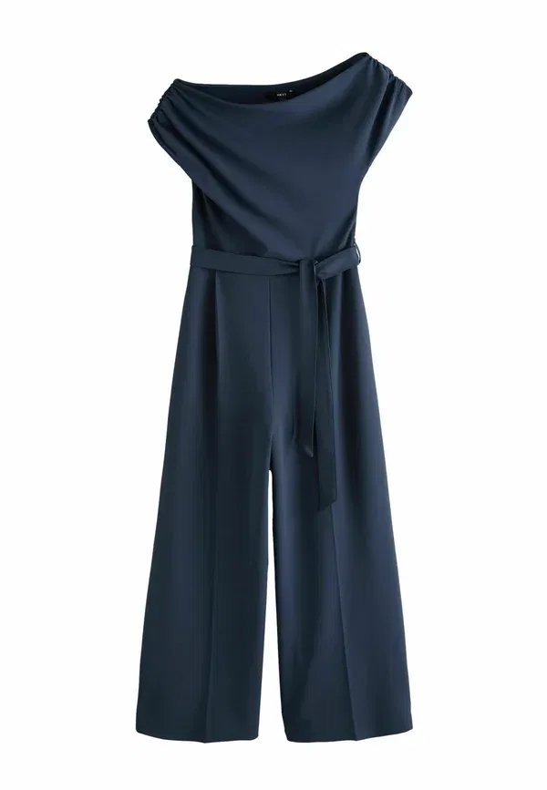 Комбинезон Next Tall fit ruched occasion jumpsuit, темно-синий