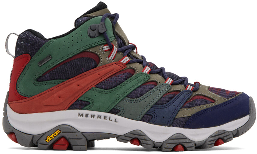 

Темно-белые ботинки Mountaineering Edition Moab 3 Smooth Mid GTX Merrell 1Trl