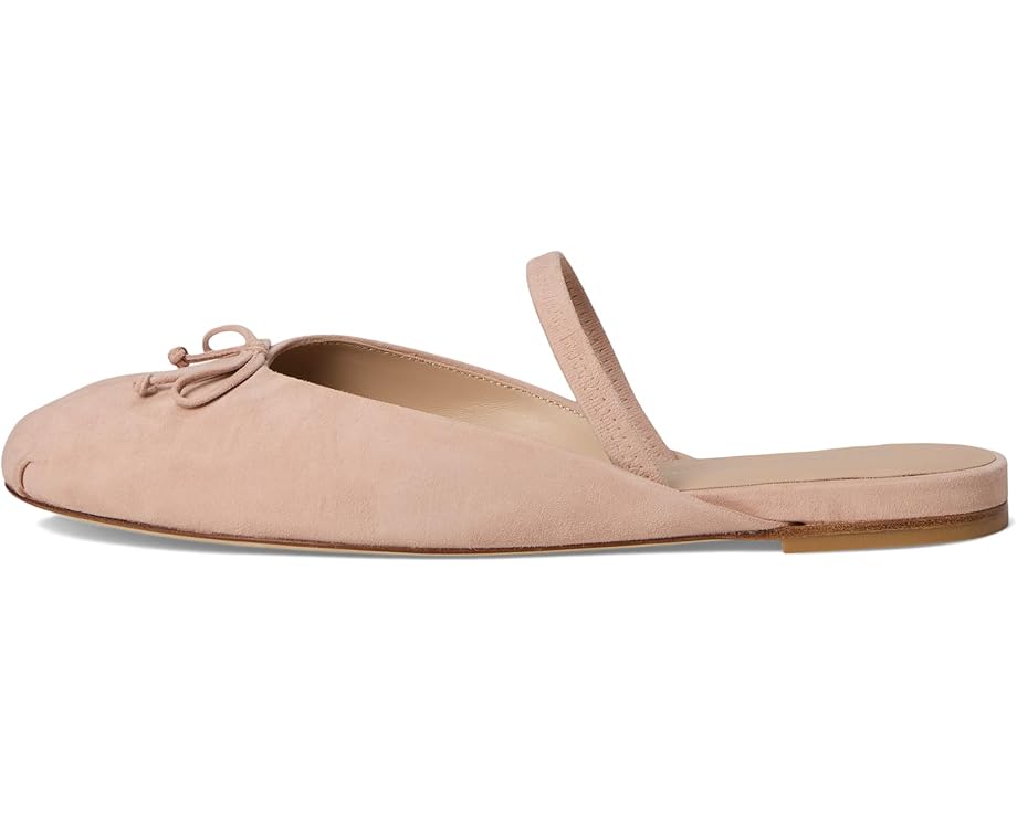 Балетки Stuart Weitzman Prima Bow Ballet Mule, цвет Blushful — фото 4