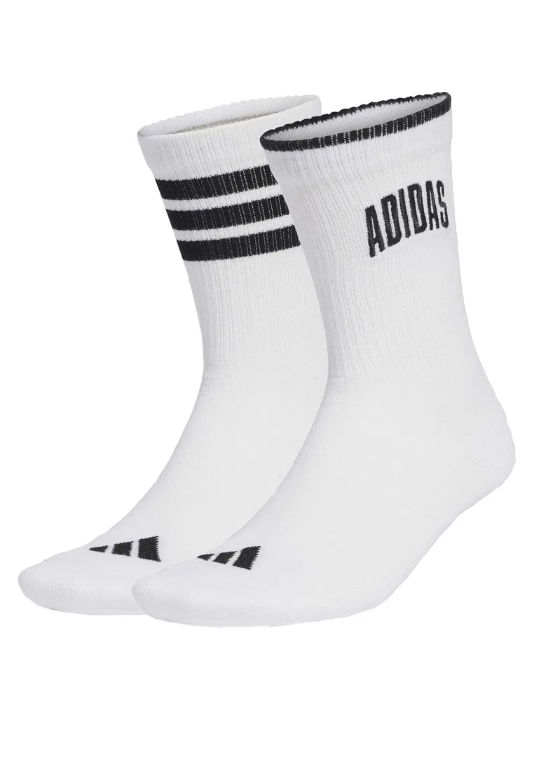 Носки женские, 2 пары, Stadium Adidas, белый/черный