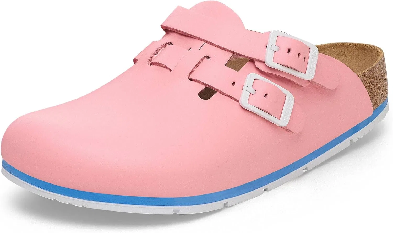 Унисекс тапочки Birkenstock Kay Pro, кожаные мюли, сабо - сертифицированы по стандарту EN ISO 20347:2022 - рабочая обувь для медицины, гастрономии и сферы услуг