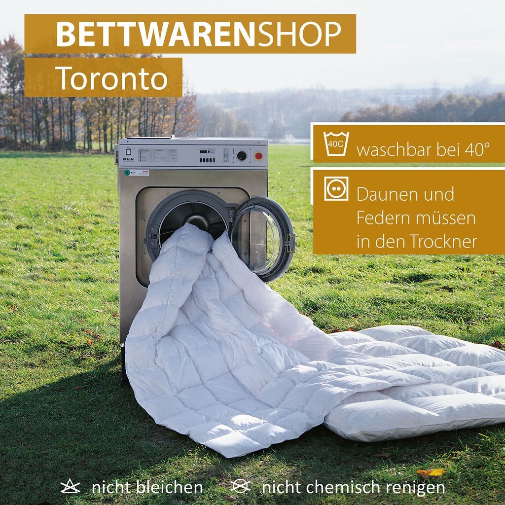 

Bettwaren-Shop Toronto теплое пуховое одеяло, наполнитель: 90% пух 10% перо 155х200 см
