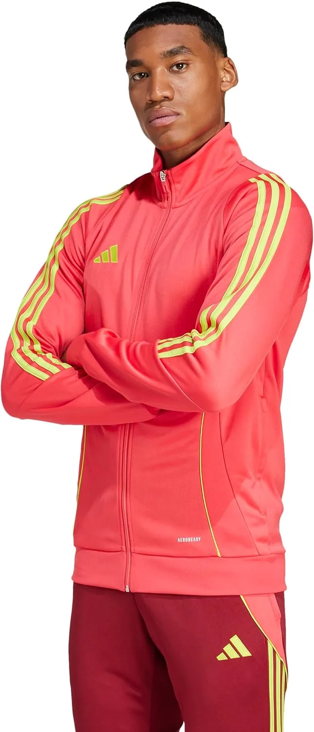 Мужская тренировочная куртка Adidas Tiro 24, розовый/желтый