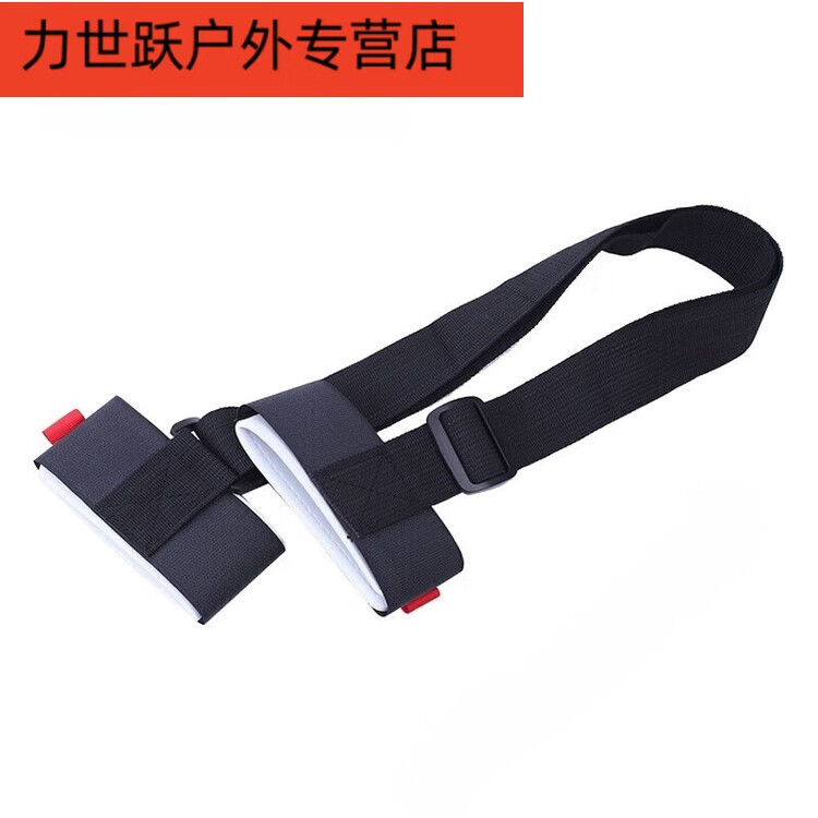 

Stockli Ручной двухбортные лыжный ремень Shantoulincun, регулируемый, фиксированный, с липучкой, ремень для защиты лыж, двухбортные плечевой ремень, черный