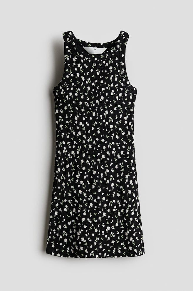 

Платье из хлопка в рубчик H&M, мультиколор