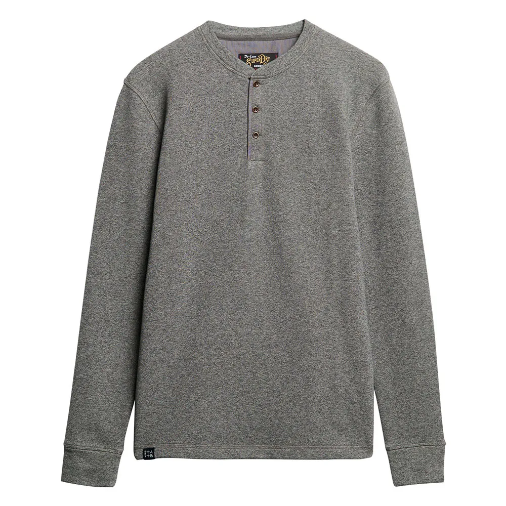 

Лонгслив Superdry Merchant Grandad, серый