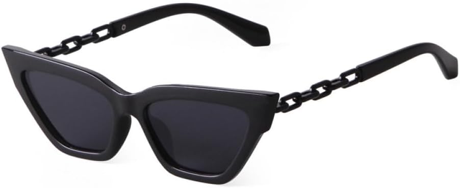 

Модные солнцезащитные очки для женщин в стиле «кошачий глаз», необычной формы, для уличной стрельбы, универсальные солнцезащитные очки для женщин MTZJH, C1bright Black Grey