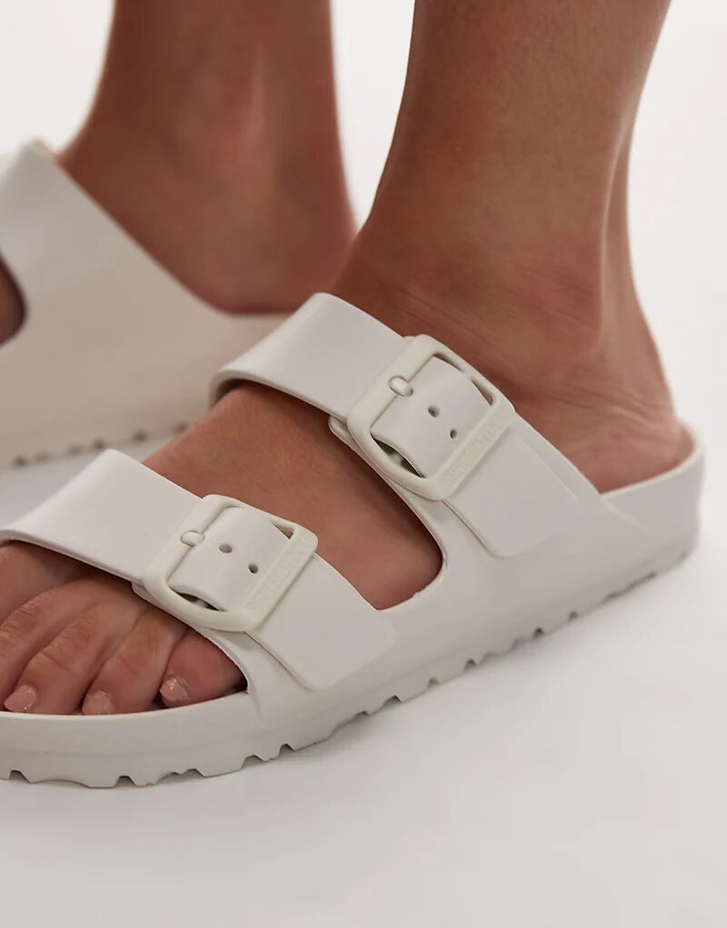 Сандалии Birkenstock Narrow Fit EVA Arizona цвета яичной скорлупы — фото 3