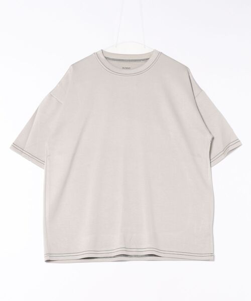 

８(eight) Футболка, широкий силуэт, широкие швы, цвет: пепельно-серый