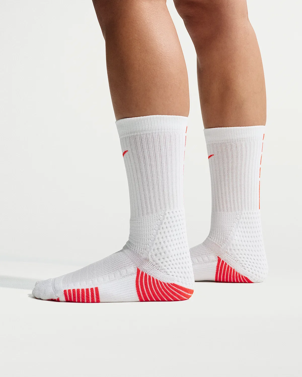 Носки Nike Elite 2.0 с амортизацией (1 пара), White/Team Orange/Team Orange