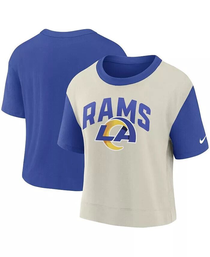 

Женская модная футболка Royal Bone Los Angeles Rams High Hip Fashion Nike