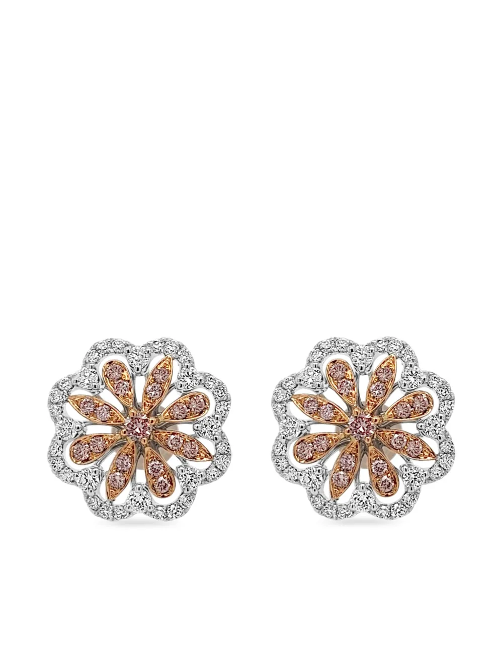 

Серьги из белого золота с бриллиантами HYT Jewelry, белый