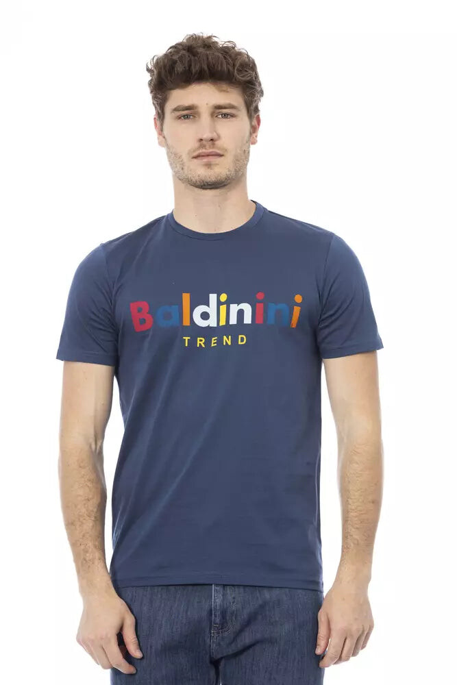 

Хлопковая мужская футболка Baldinini Trend, синий