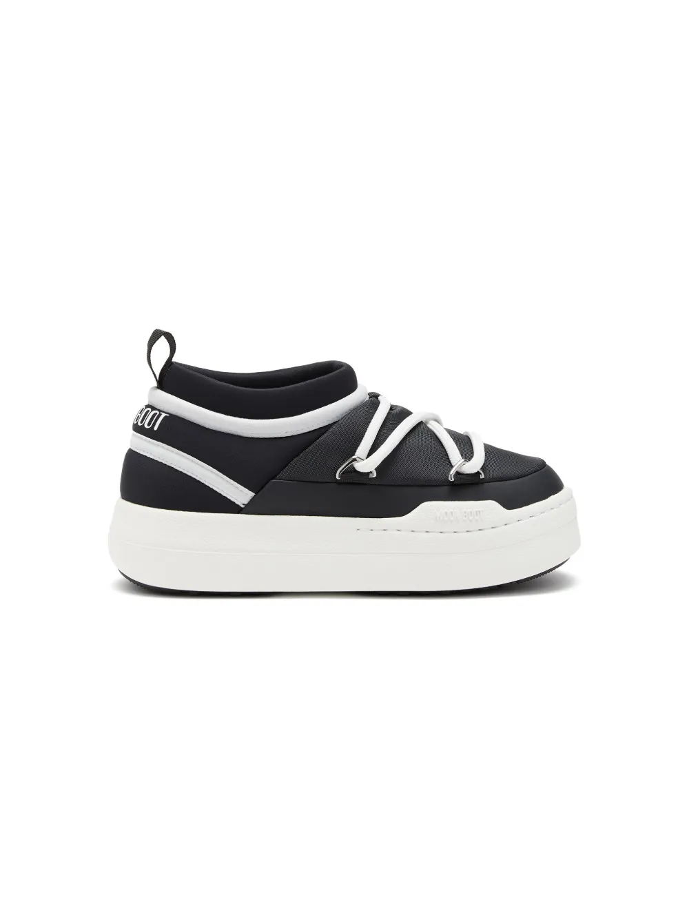 

Кроссовки Icon на шнуровке Moon Boot Kids, черный