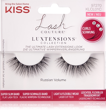 

Накладные ресницы KISS Lash Couture LuXtensions, Russian Volume 2 szt.