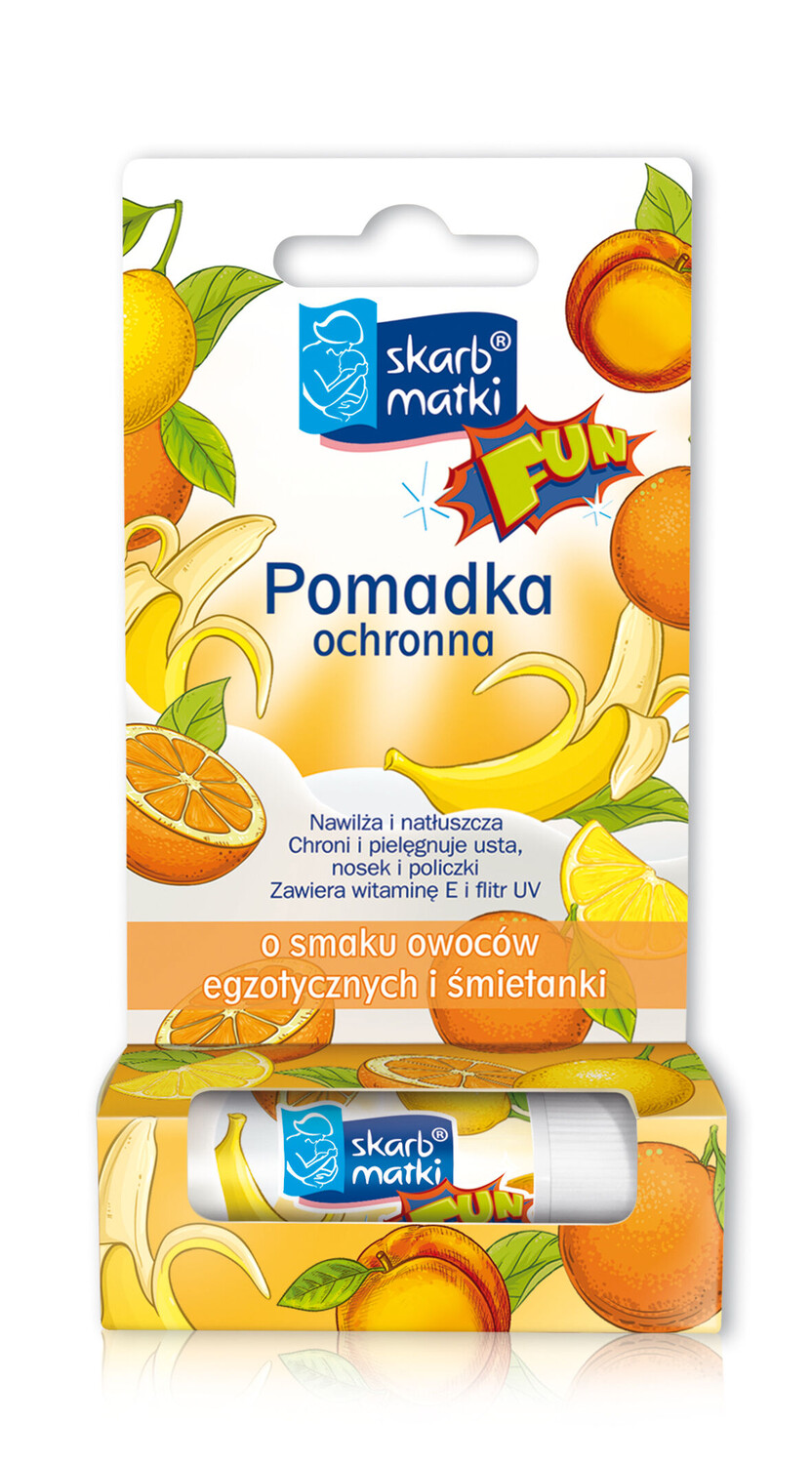 

Защитная помада детская Skarb Matki Fun, 1 шт.