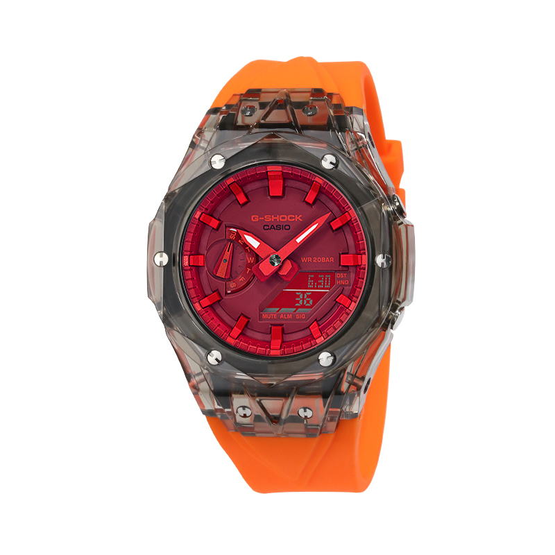 

CASIO Часы Unisex Liquid Crystal/Analog Dual Display Series Red Watch