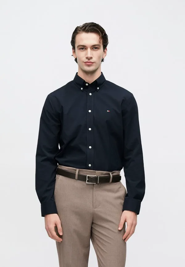 Высококачественная однотонная рубашка Tommy Hilfiger, Desert Sky