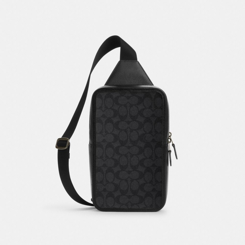 

Сумка Coach Sullivan Pack, серый/угольный/черный