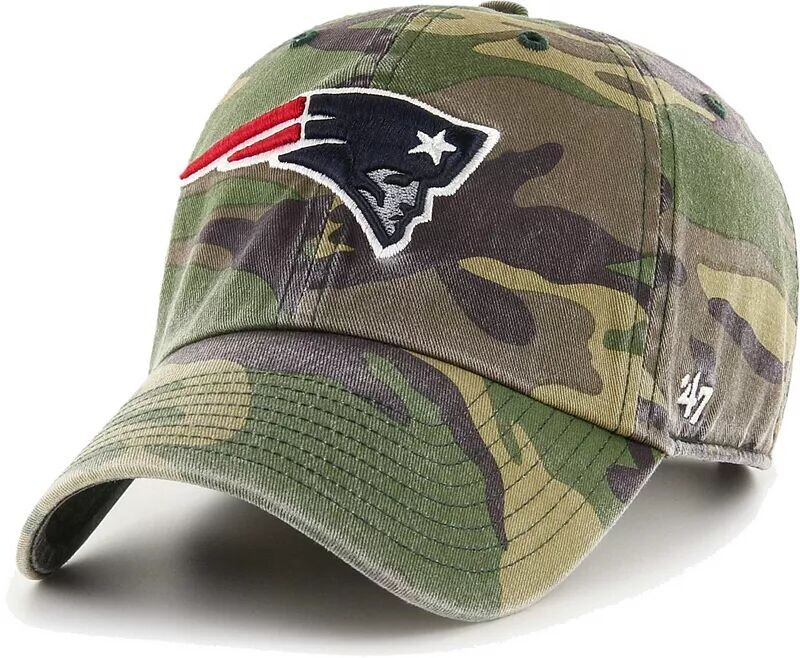 

Мужская регулируемая кепка New England Patriots с камуфляжем '47
