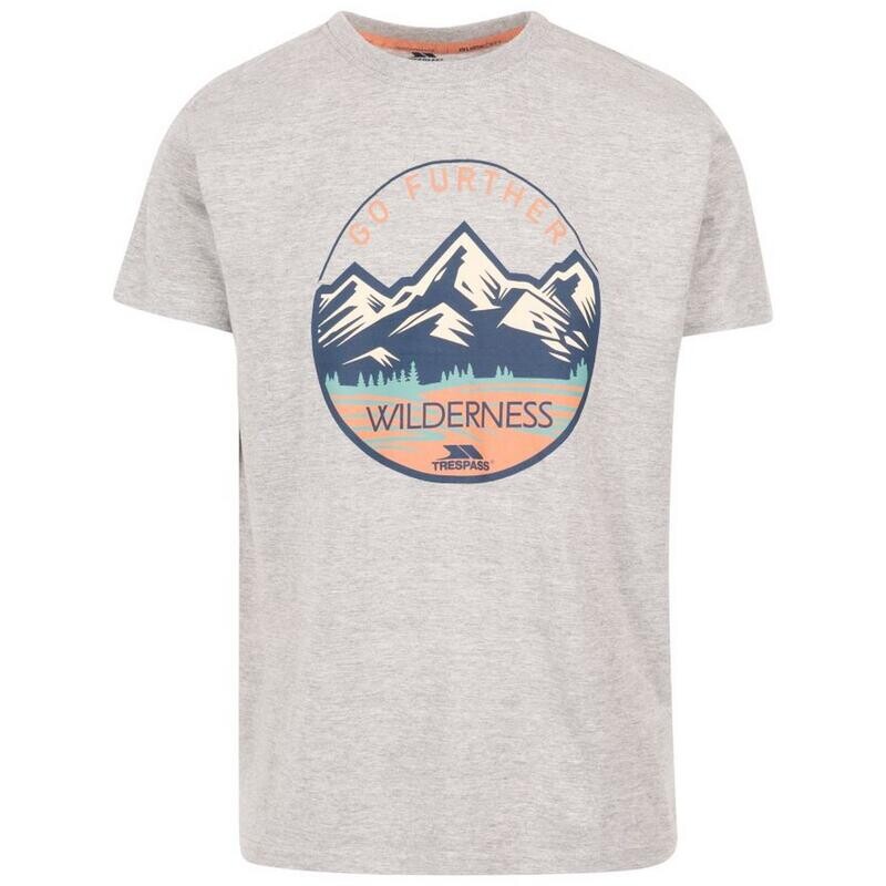 

Мужская футболка Lagoon Heather Grey TRESPASS, цвет gris