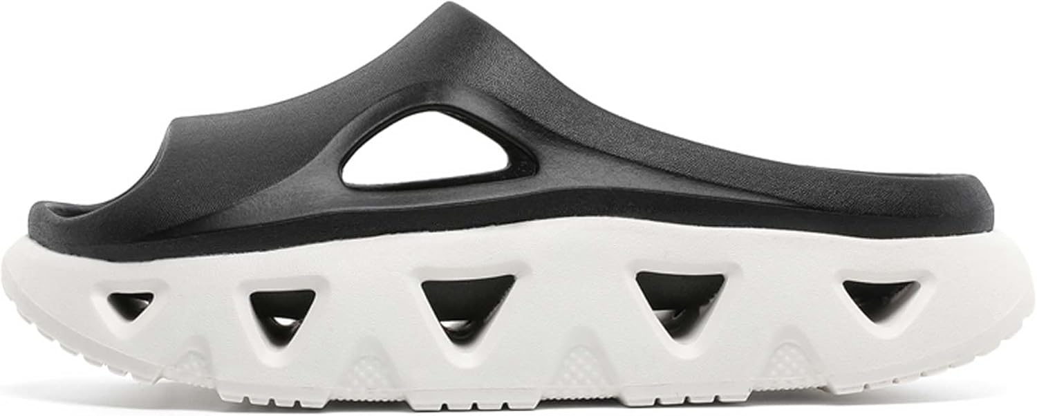 

Мужские летние пляжные тапочки для дома и улицы подходят для семейного душа Generic, белый/черный