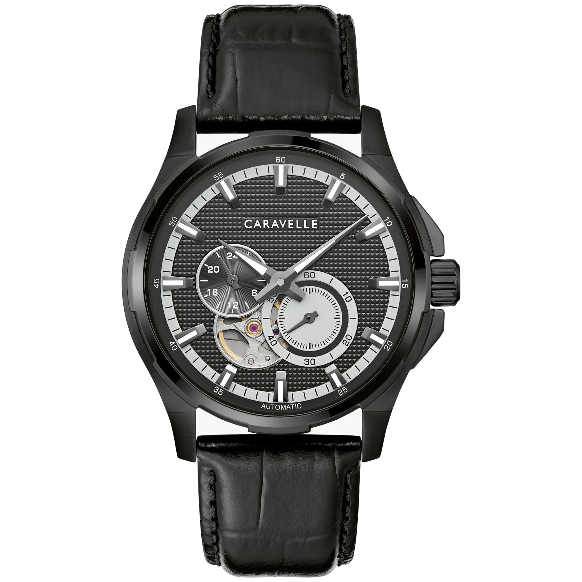 

Caravelle мужские наручные часы с черным циферблатом