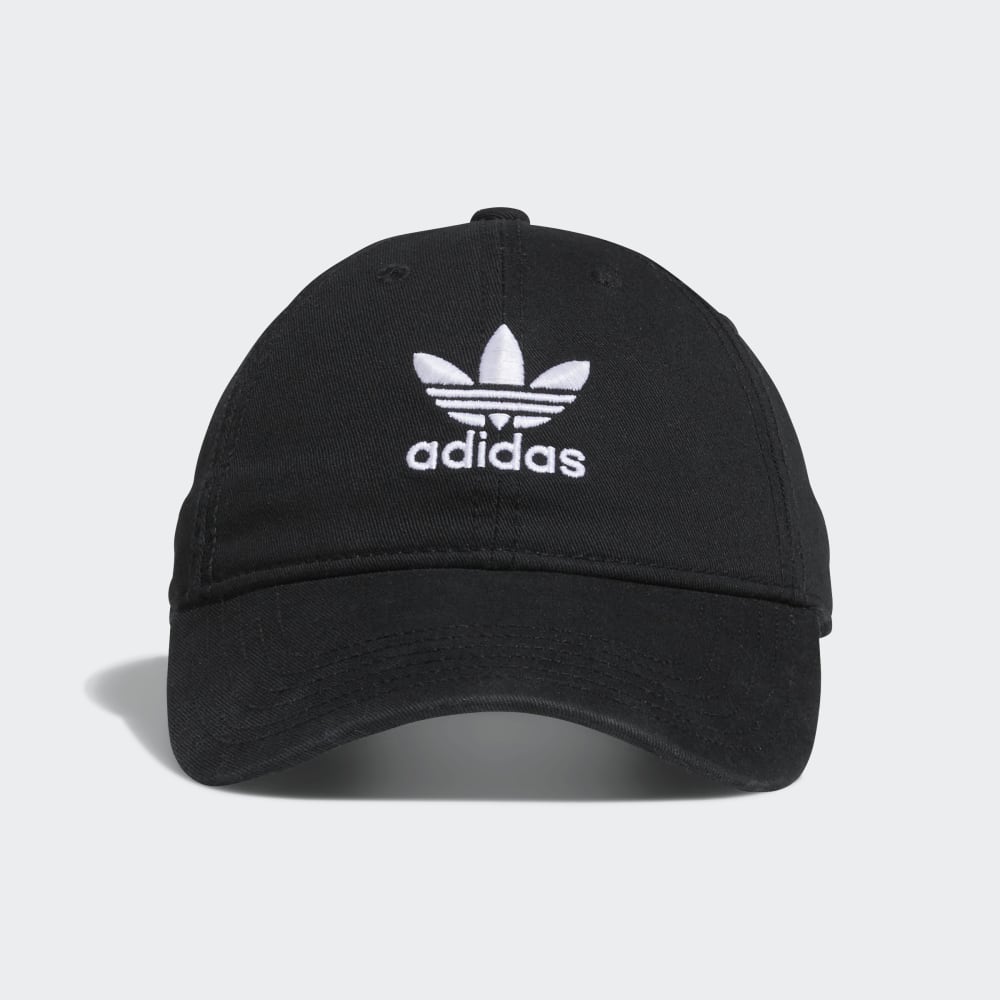 

Бейсболка Adidas Relaxed Strap-Back Hat, черный/белый