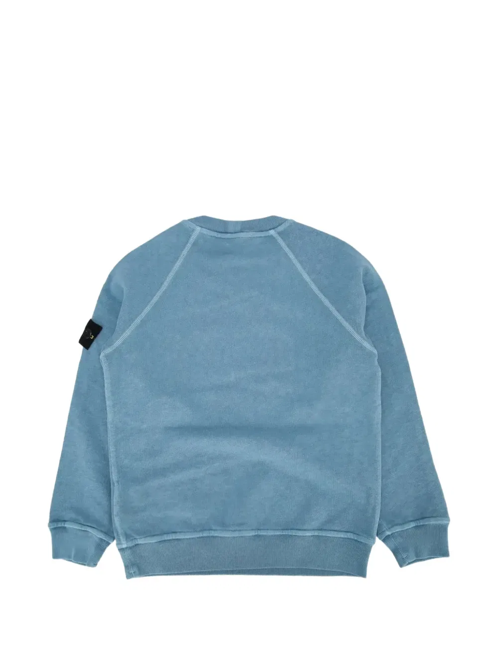 Толстовка с изображением компаса и значка Stone Island Junior, синий — фото 2