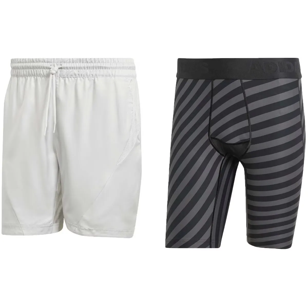 

Мужские теннисные шорты Adidas NY 2N1, белый