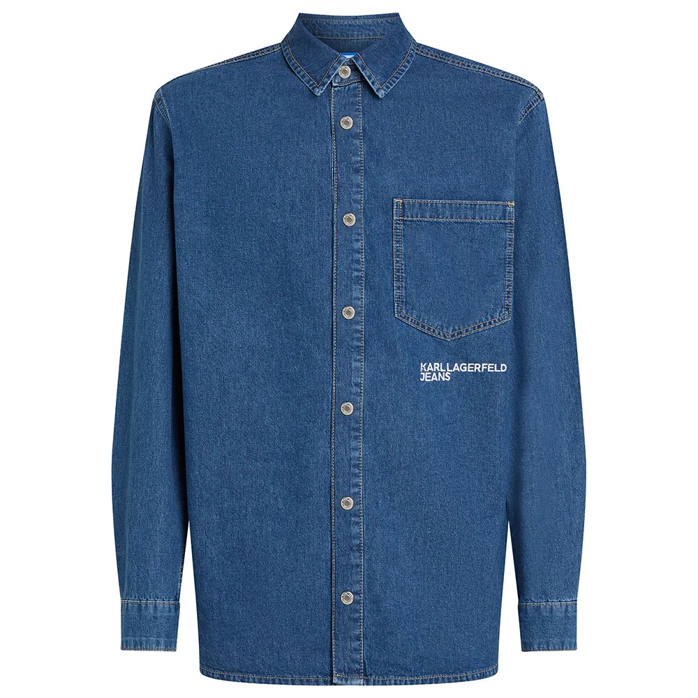 

Рубашка Karl Lagerfeld Denim, синий