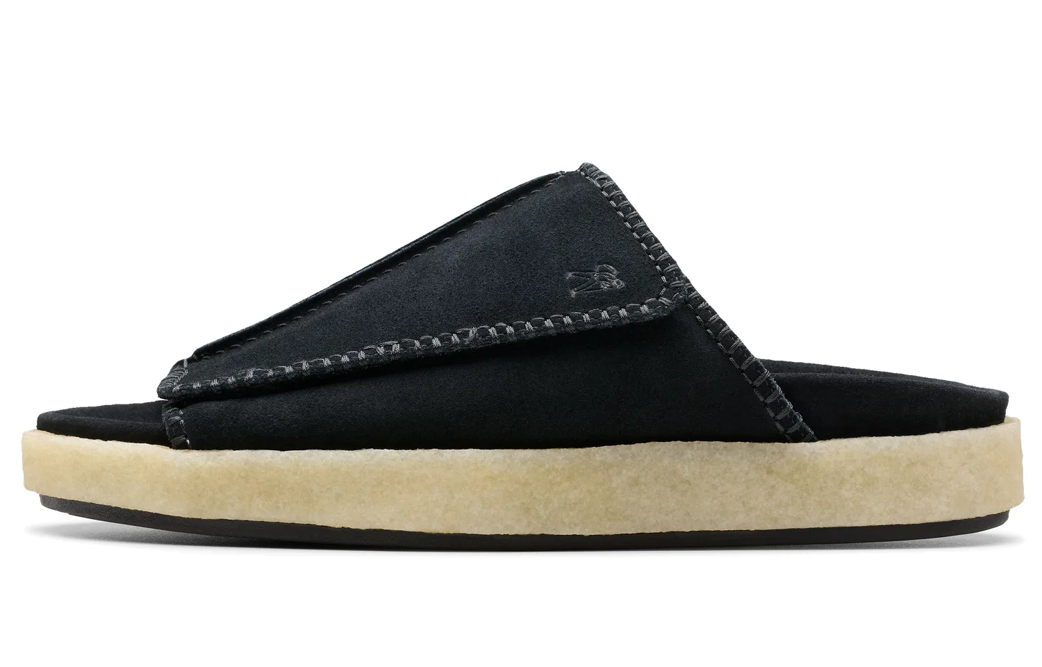 Originals Overleigh Suede Slides Clarks, черный 2 61757797